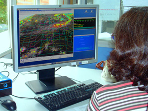 Estación de trabajo meteorológica McIDAS