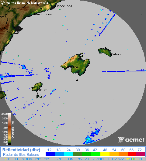 Radar Baleares - AEMET