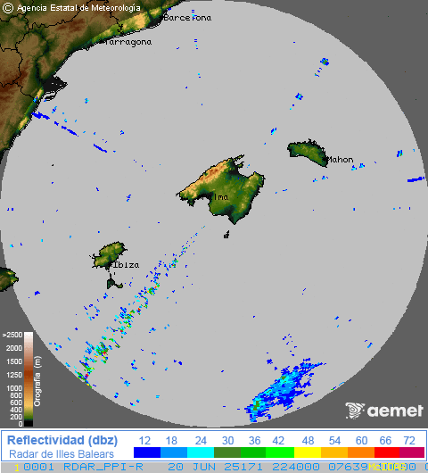 Radar Baleares - AEMET
