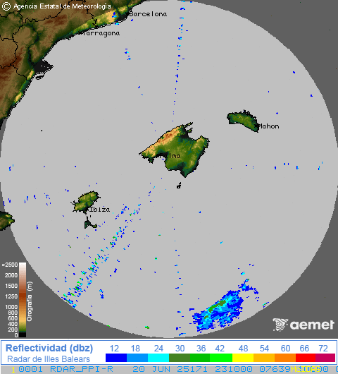 Radar Baleares - AEMET