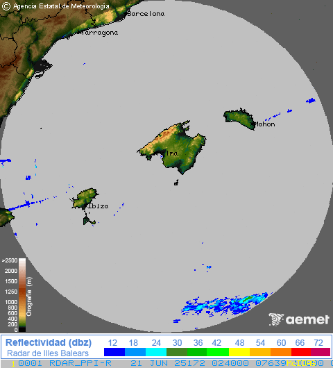 Radar Baleares - AEMET