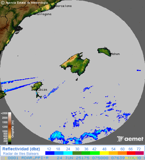 Radar Baleares - AEMET