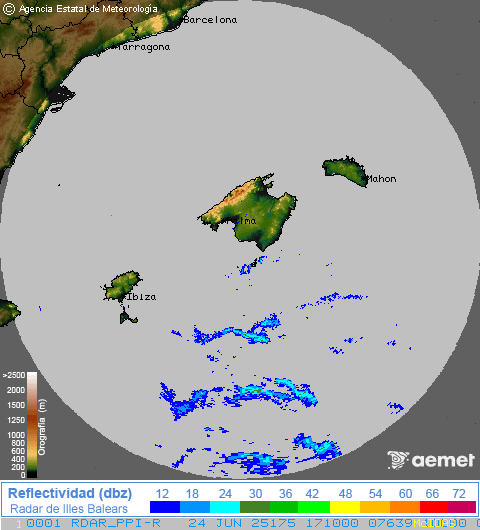 Radar Baleares - AEMET
