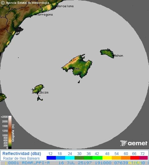 Radar Baleares - AEMET