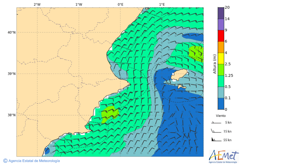aemet 15 horas