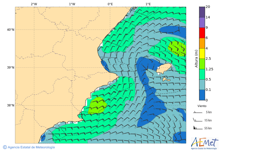 aemet 18 horas