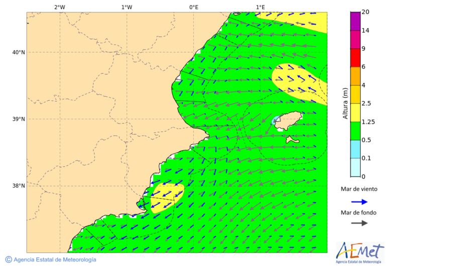 aemet 21 horas