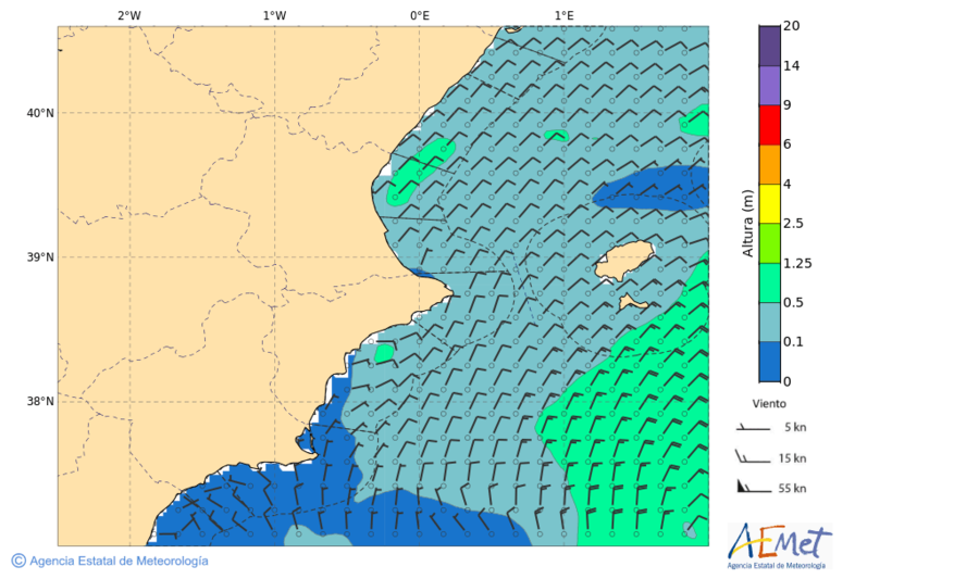 aemet 18 horas