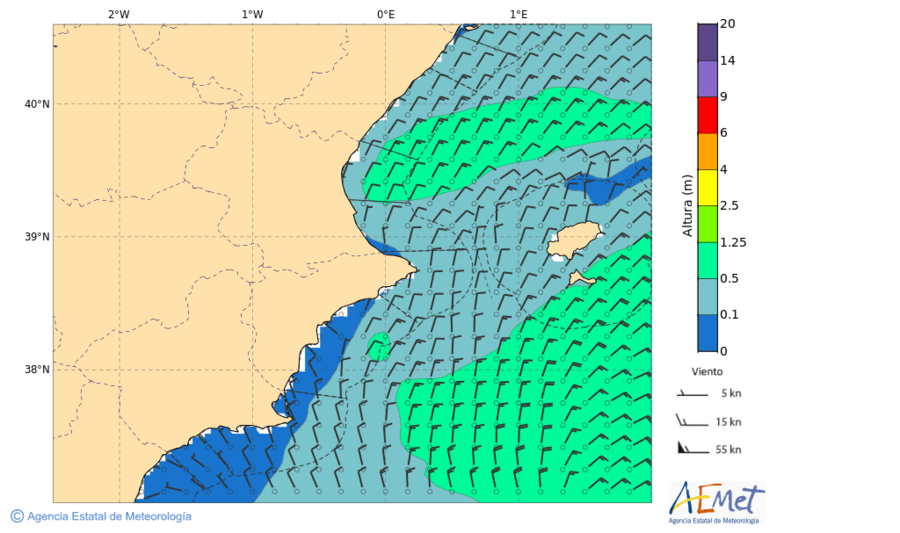 aemet 21 horas