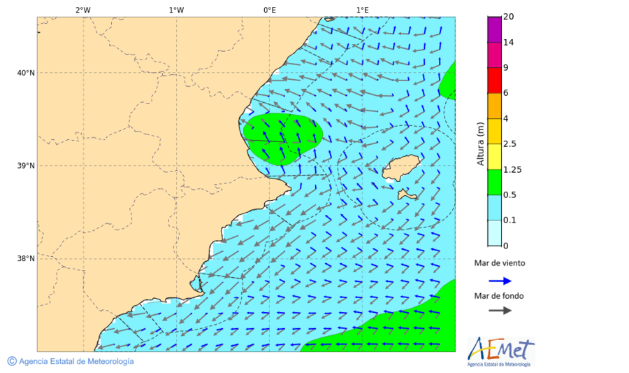 aemet 21 horas