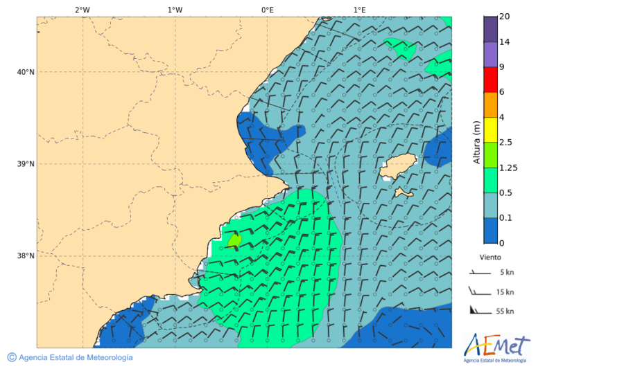 aemet 18 horas