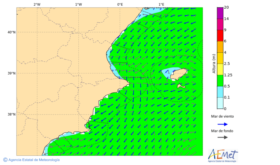 aemet 21 horas