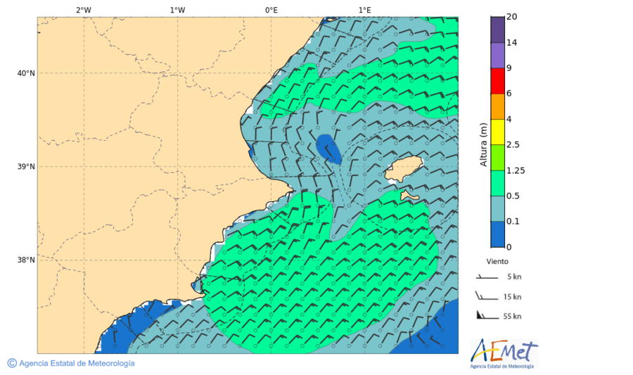 aemet 21 horas