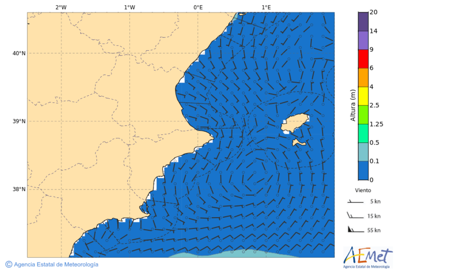 aemet 18 horas