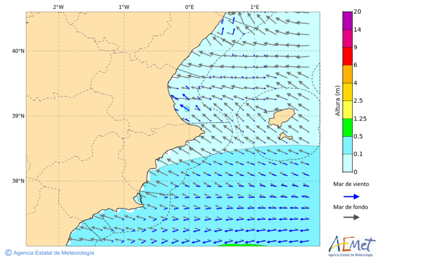 aemet 21 horas