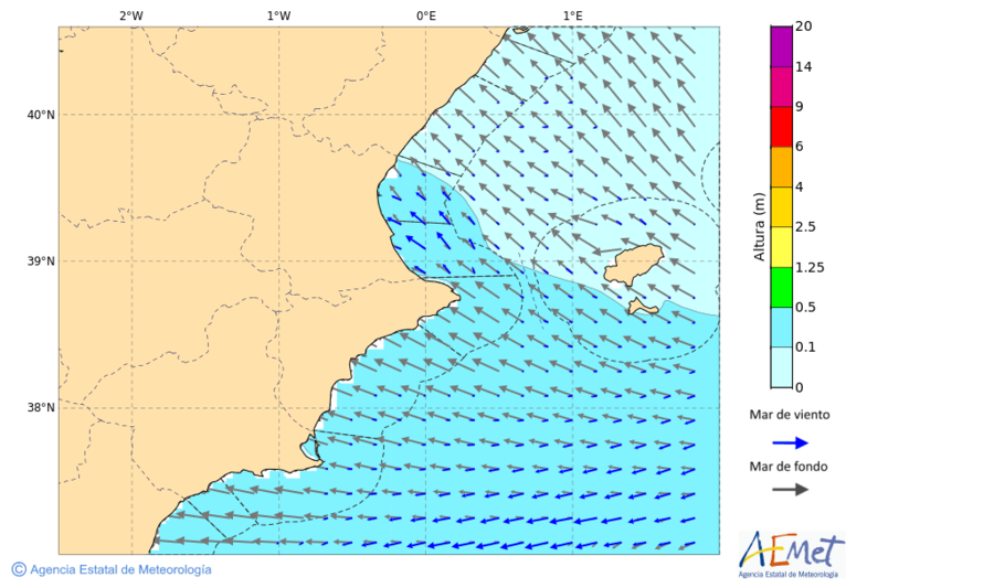 aemet 21 horas