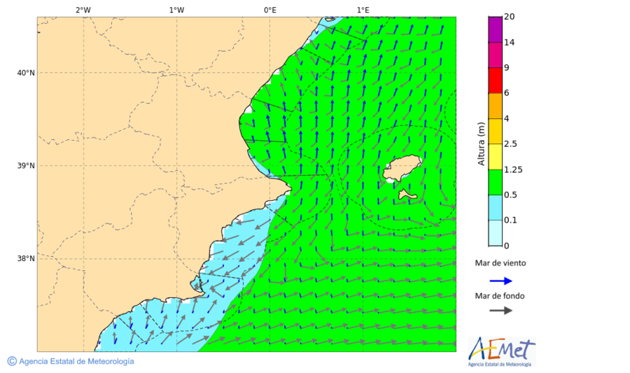 aemet 21 horas