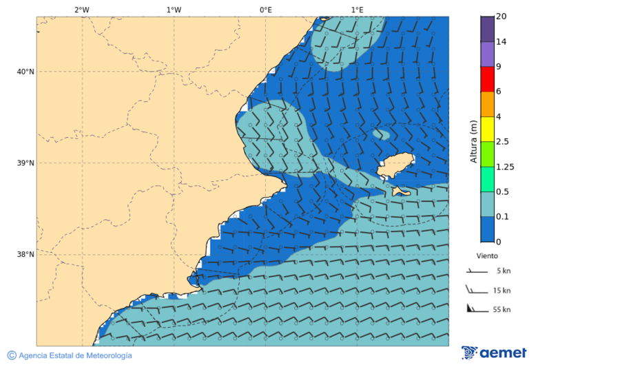 aemet 18 horas