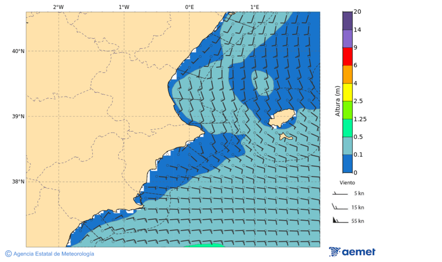 aemet 21 horas