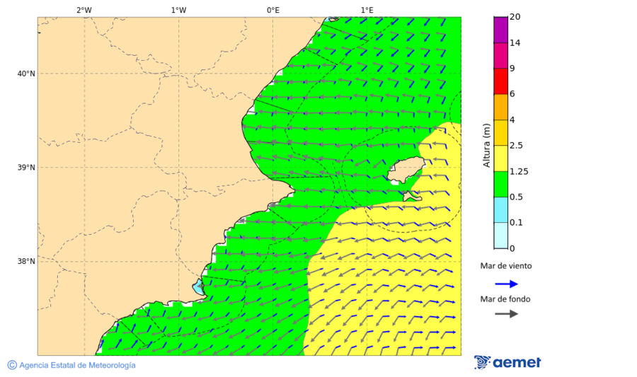 aemet 18 horas
