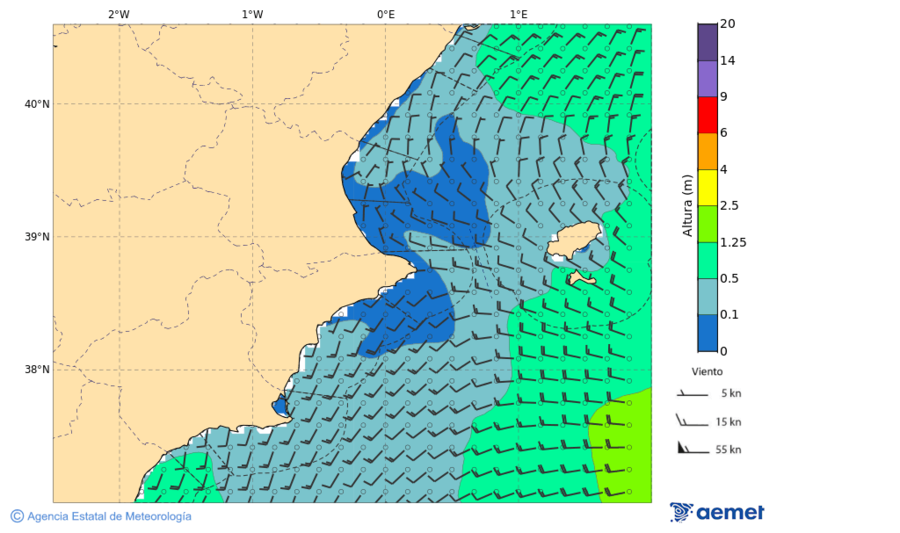 aemet 18 horas
