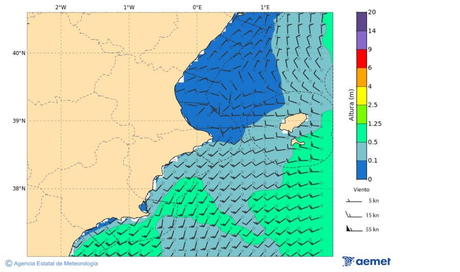aemet 21 horas