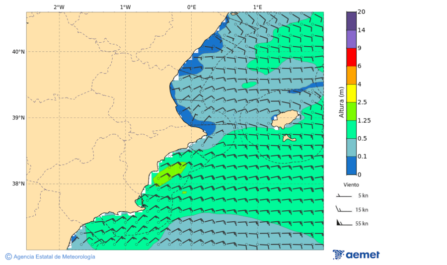 aemet 18 horas