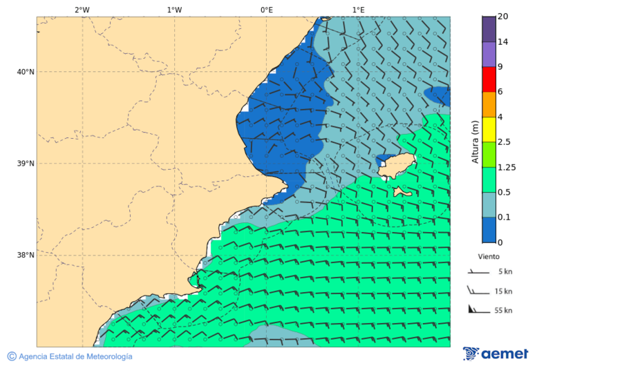 aemet 21 horas