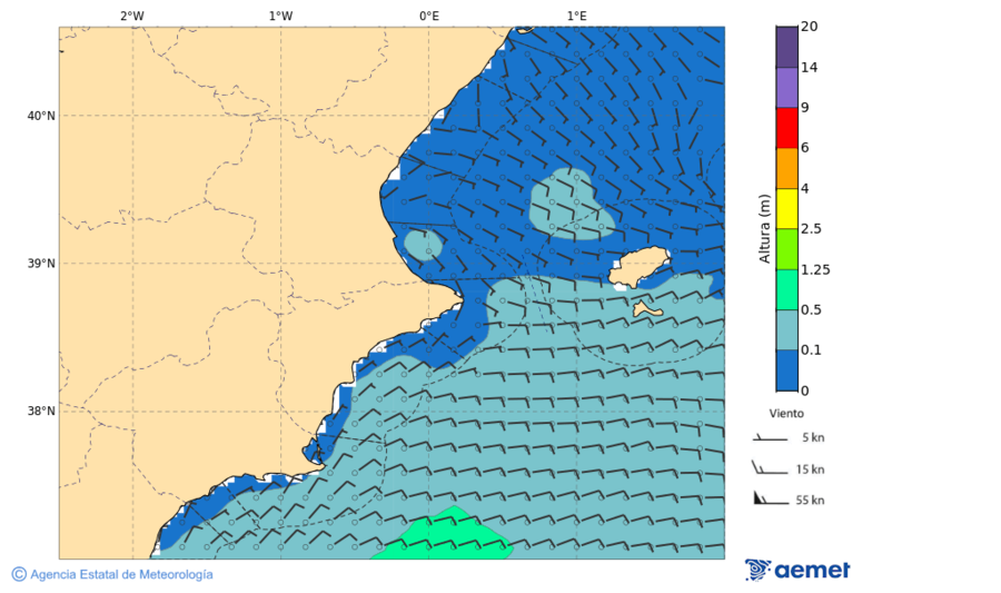 aemet 21 horas