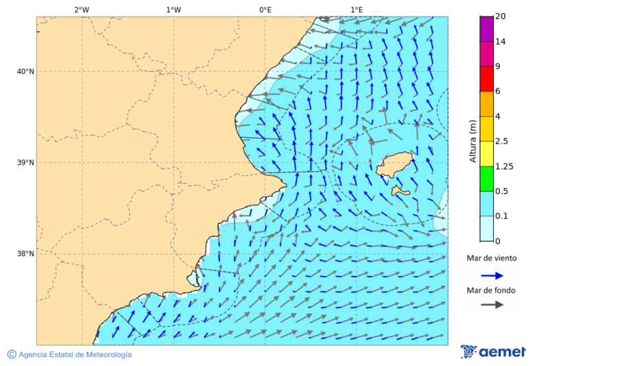 aemet 21 horas