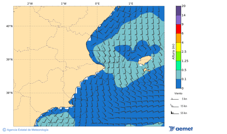 aemet 21 horas