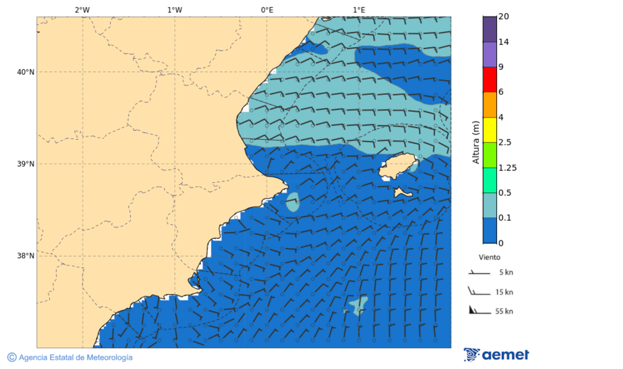 aemet 18 horas