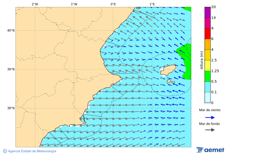 aemet 21 horas
