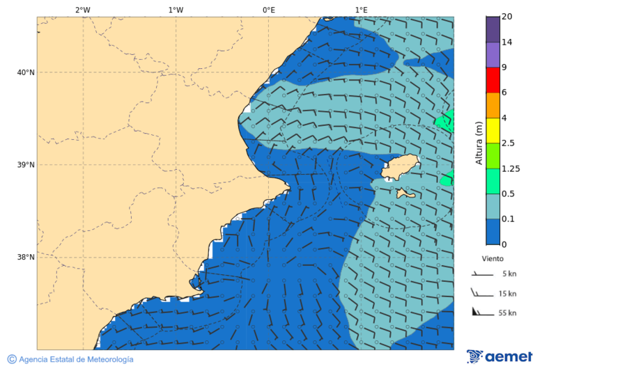 aemet 21 horas