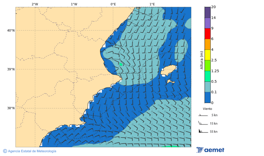 aemet 21 horas