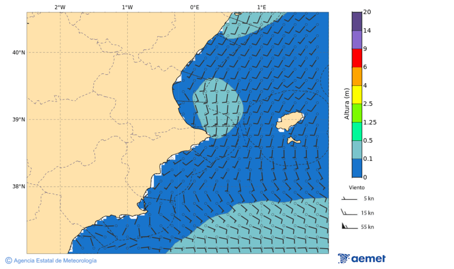 aemet 21 horas