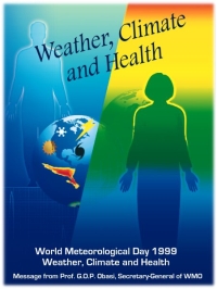 Poster del Día Meteorológico Mundial 1999