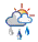 Icono de chubascos