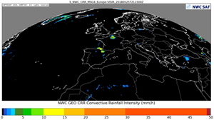 Producto CRR: Convección intensa sobre La Rioja, Navarra y País Vasco