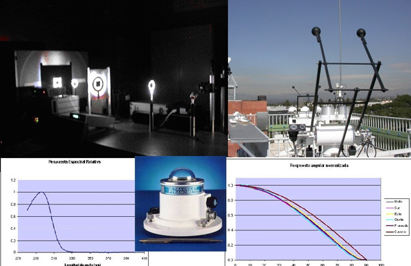 Laboratorio de calibración de piranómetros de UV-B de AEMET