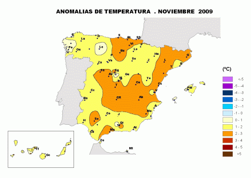 FUENTE: Agencia Estatal de Meteorología. Ministerio de Medio Ambiente y Medio Rural y Marino.