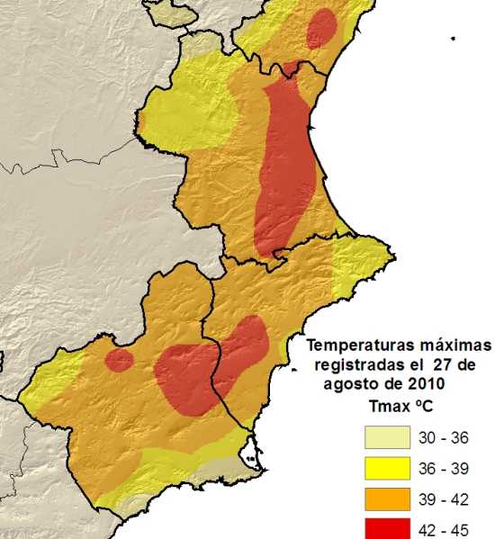 Efemérides de temperatura agosto 2010