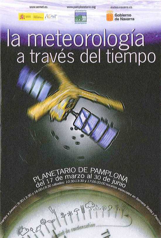Exposición meteorológica en Pamplona