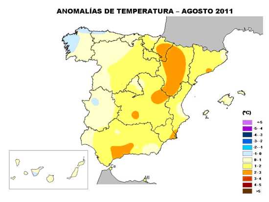 Temperatura agosto 2011