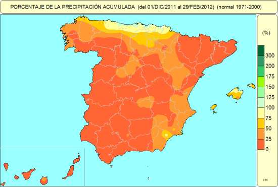 Precipitación dic-feb 2012