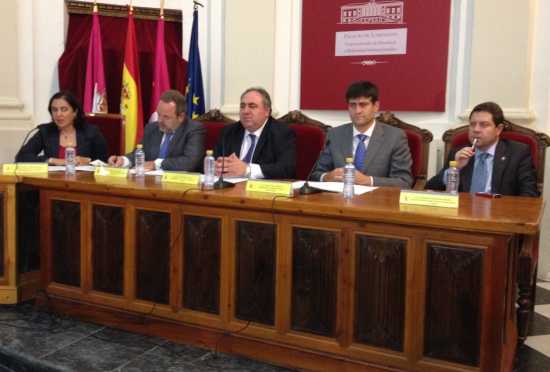 Fátima Guadamillas, Jesús Labrador, Vicente Tirado, Daniel Cano y Emiliano García-Page