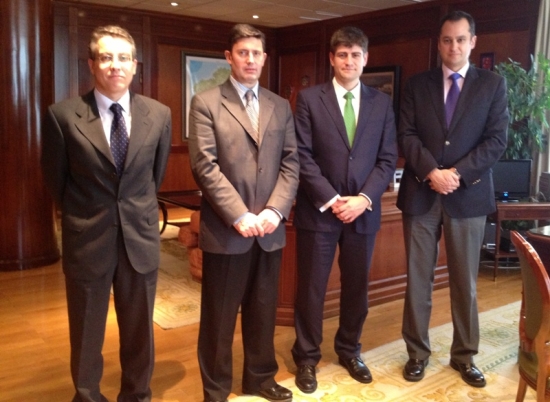Con el Delegado del Gobierno en Galicia