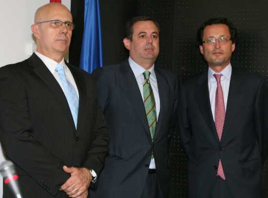 Miguel Ángel López, Federico Ramos y Jaime Haddad