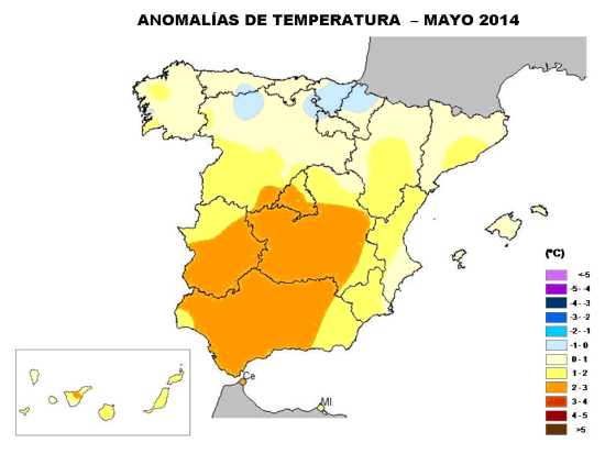 Temperatura mayo 2014