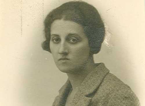 Felisa Martín Bravo. Foto de su instancia para las oposiciones de Auxiliar de Meteorología de 1928